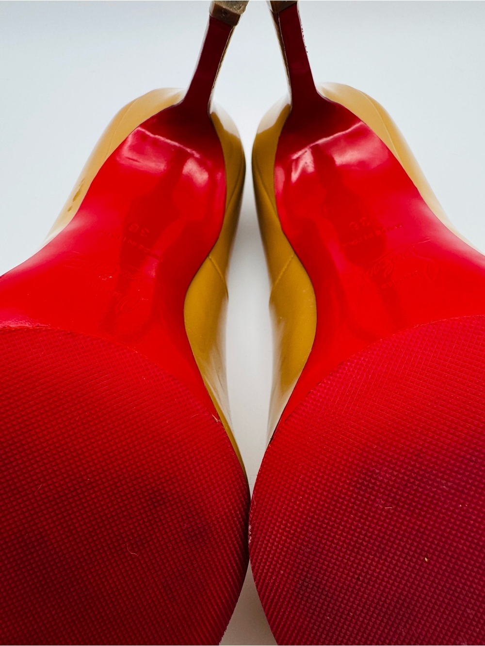 Christian Louboutin Simple Pump Nude Patent Leather Heels EU 36 - Picture 7 of 9